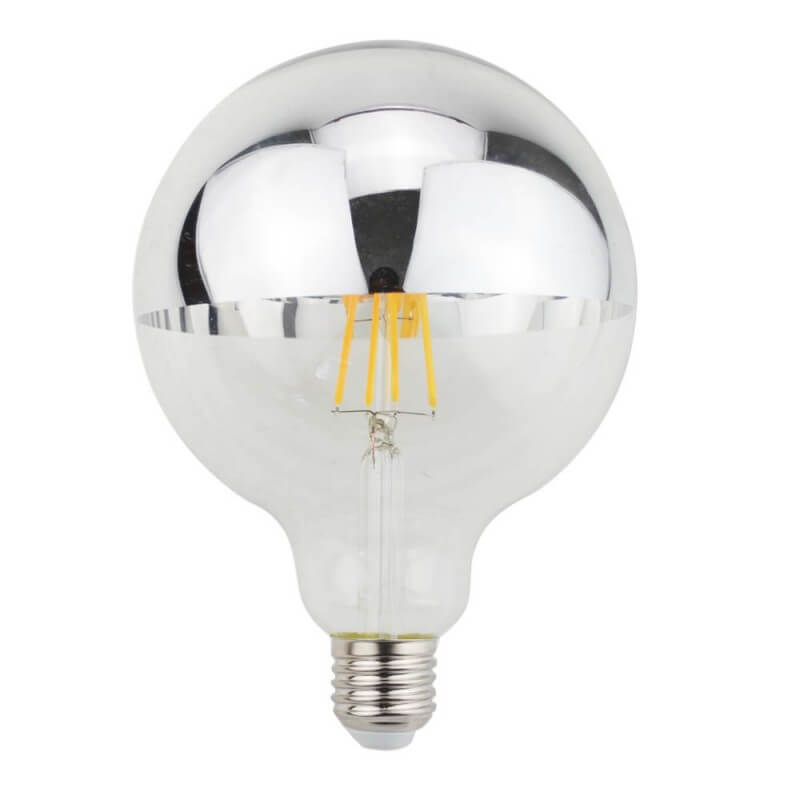 DECOSAHDE CROMO Globo Led G125 4w Luz Calida